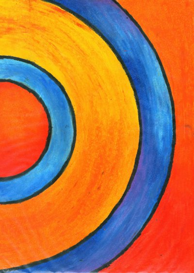 Bold Color Circles by Kulik