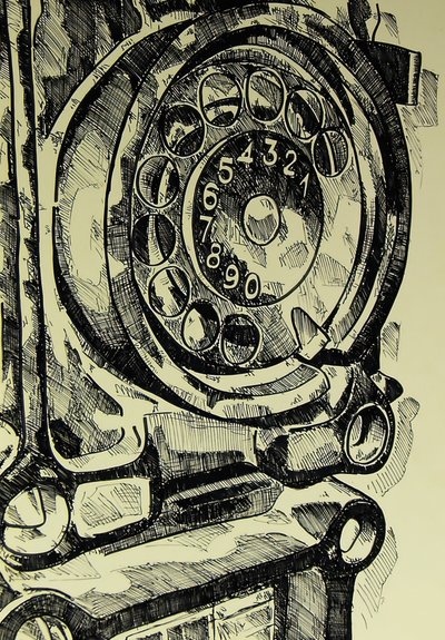 Classic Rotary Telephone by Kulik