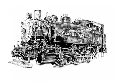 Classic Steam Train by Kulik