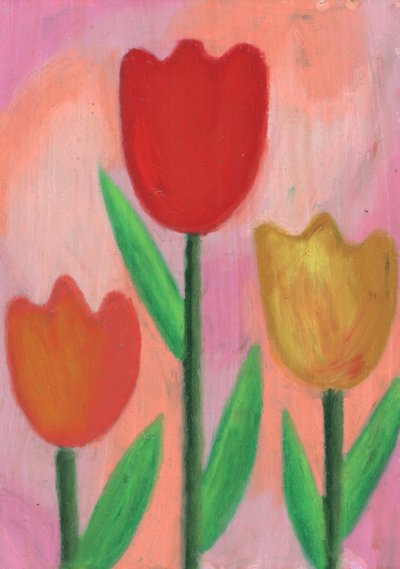 Colorful Spring Tulips by Kulik