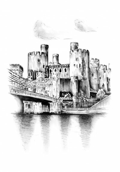 Conwy Castle Reflection by Kulik