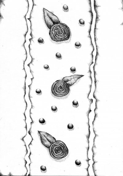 Delicate Botanical Pattern by Kulik