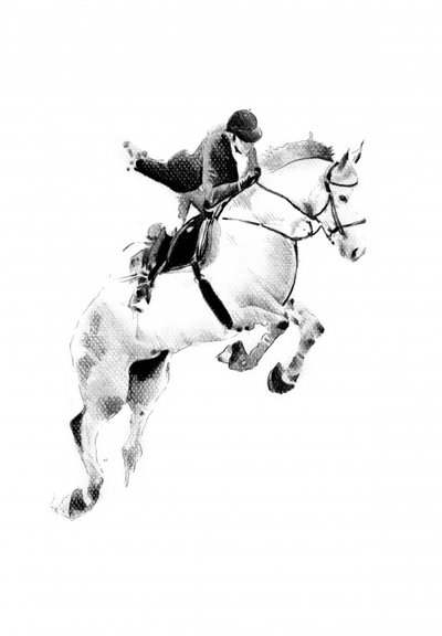 Falling Rider Show Jump by Kulik