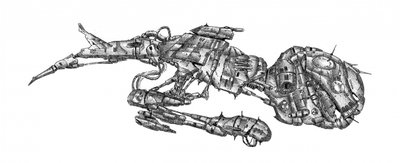 Futuristic Spacecraft Design by Kulik