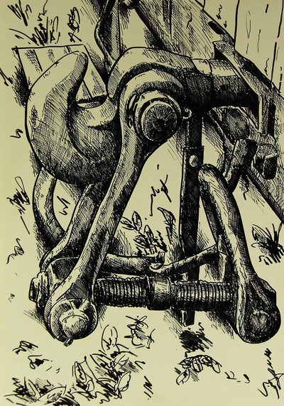 Industrial Hooks Sketch by Kulik