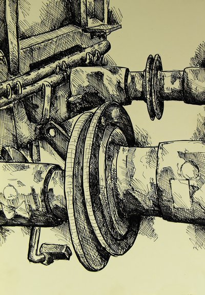 Industrial Machine Detail by Kulik