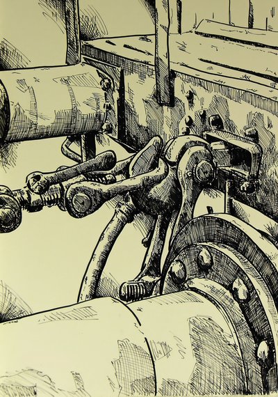 Industrial Machine Detail by Kulik