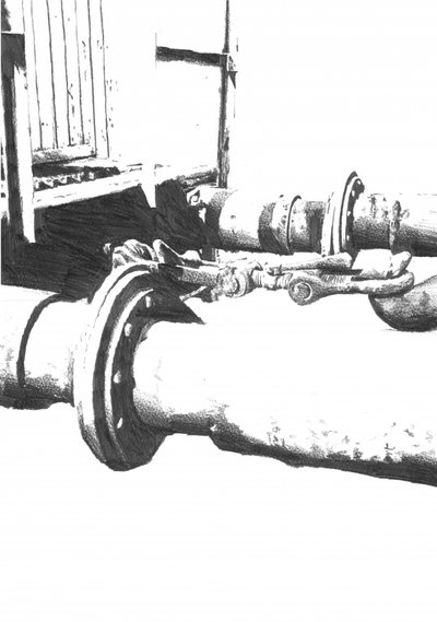 Industrial Pipe Detail by Kulik