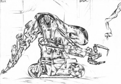 Industrial Sci-Fi Robot by Kulik