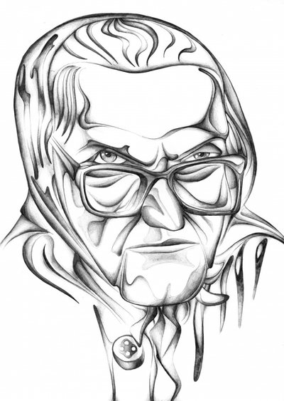 Intense Stylized Portrait by Kulik