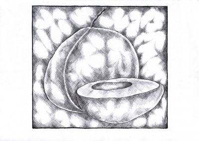 Monochromatic Fruit Still Life by Kulik