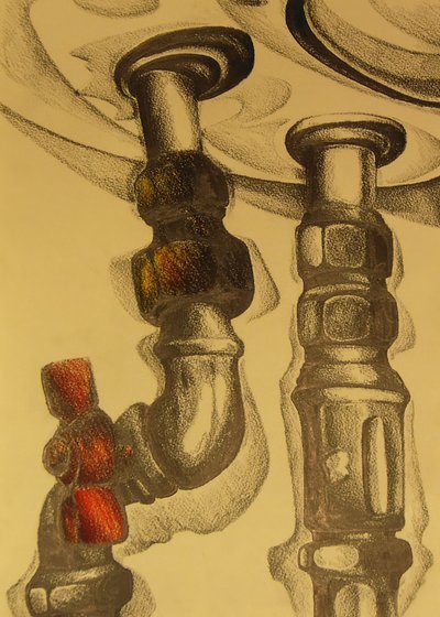 Vintage Industrial Plumbing by Kulik