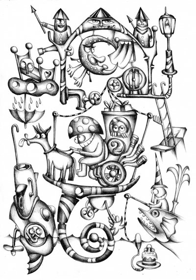 Whimsical Fantasy Machine by Kulik
