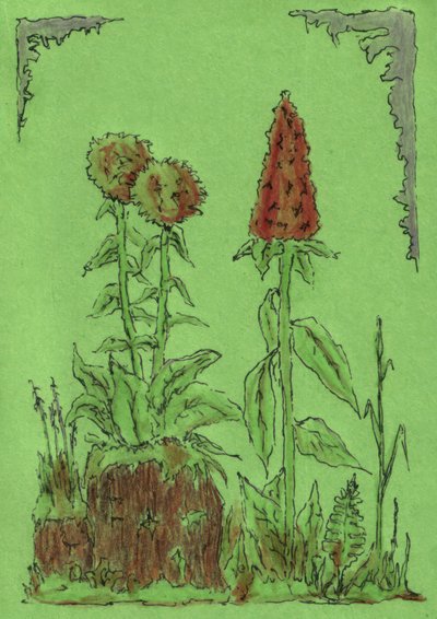 Whimsical Garden Plants by Kulik