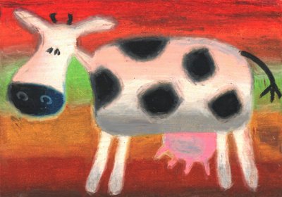 Whimsical Spotted Cow by Kulik