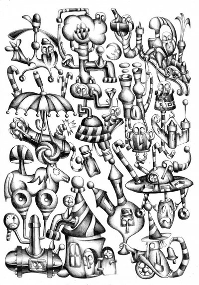 Whimsical Surreal Creatures by Kulik