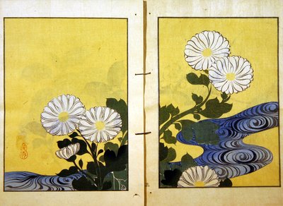Flowers Beside a Stream, from an Edition of Kigyoku