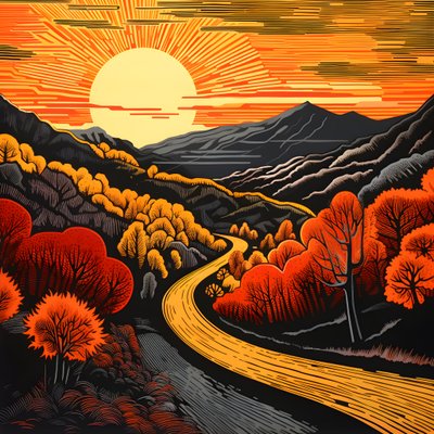 The Two Hundred and Nineteenth Picture Since the Second Time The Onset of Night 3 by Kurt Heppke