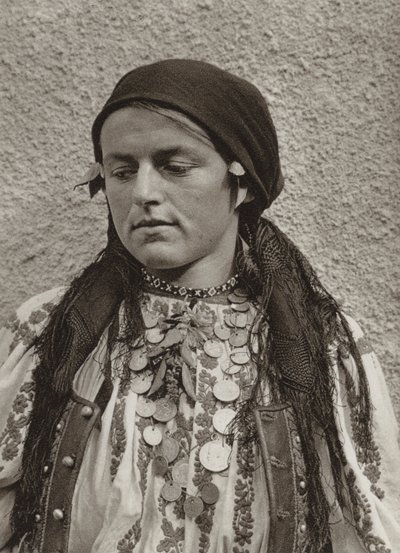 Romania: Merisor, Peasant Woman by Kurt Hielscher