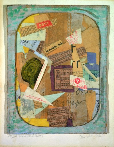 Invisible Ink, 1947 by Kurt Schwitters