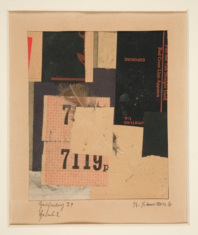 Drawing I 9 Lever 2 by Kurt Schwitters