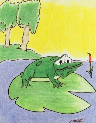 Lily Pad Frog, 2005 by Kurtis L. Miller