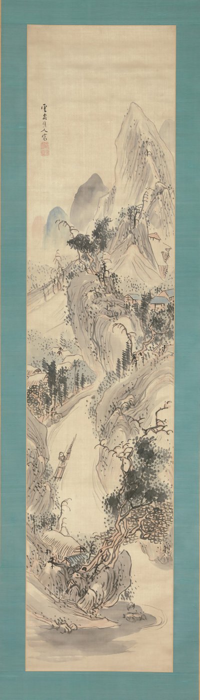 Landscape, 18th-19th century by Kushiro Unsen