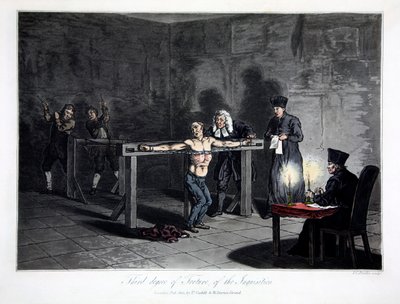 Third Degree of Torture of the Inquisition, 1813 by LC Stadler