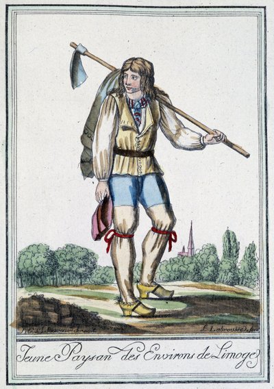 Young Peasant from the Environs of Limoges - in 