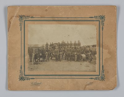 Photograph of integrated American Expeditionary Forces in France by L. Biaud