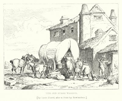 The Old Stage Waggon by L. Huard