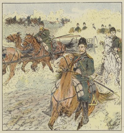 Cossack artillery from Transbaikal by L. Malespine