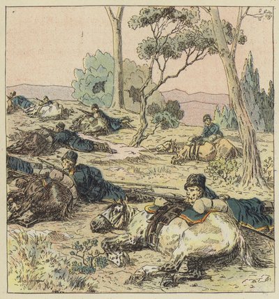 Cossacks in ambush by L. Malespine