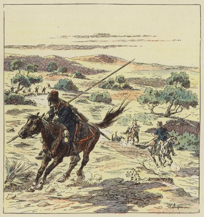 Cossack scouts by L. Malespine