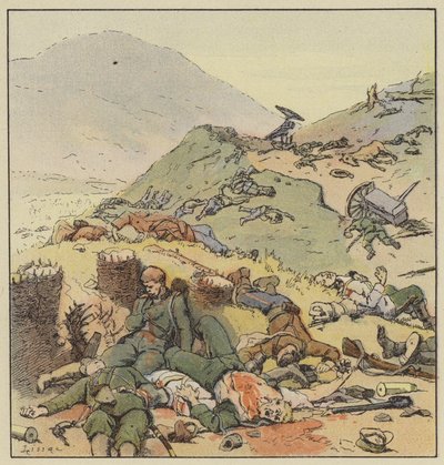 Trench Abandoned by the Russians, Liao-Yang by L. Malespine