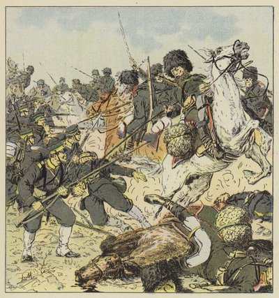 A charge of Cossacks by L. Malespine