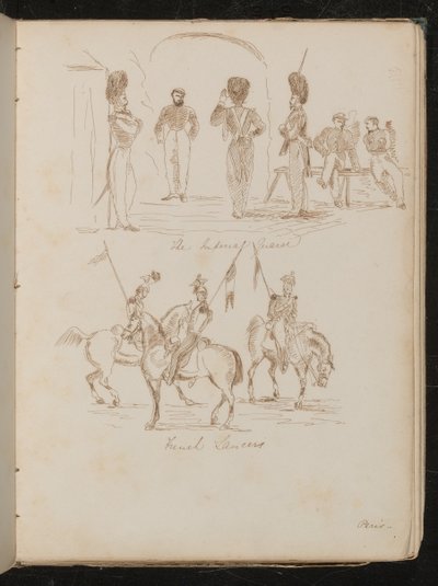 Studies of Soldiers Inscribed 