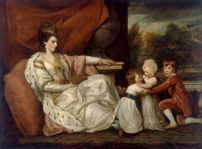 Lady Charlotte Williams-Wynn and Her Three Eldest Children, 1778 by Sir Joshua  Reynolds