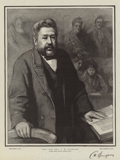 The Late Reverend C H Spurgeon by Lance Calkin