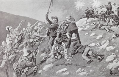 Charge of the Inniskillings, Battle of the Tugela Heights by Lance Thackeray