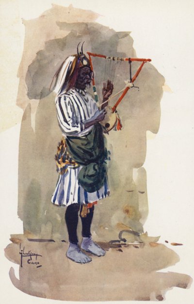 People of Egypt: Dancing Negro, Abde Rakes by Lance Thackeray