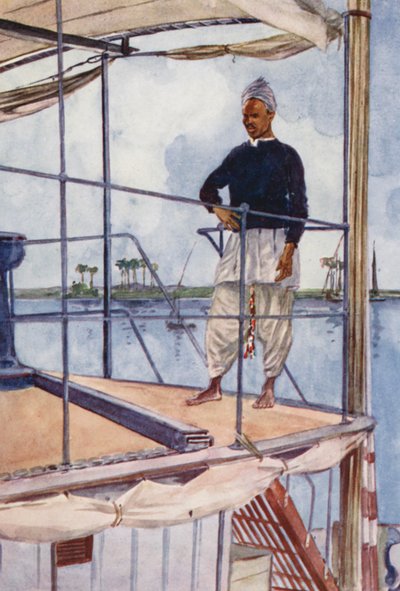 People of Egypt: Nile Sailor, Bahari by Lance Thackeray