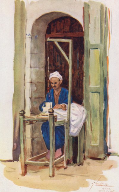 People of Egypt: Spinner or Weaver, Kazzaz by Lance Thackeray