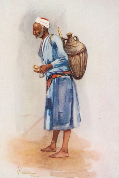 People of Egypt: Water-Seller, Hemeli by Lance Thackeray