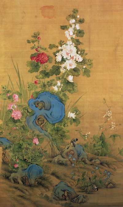 Hibiscus and Birds by Lang Shining