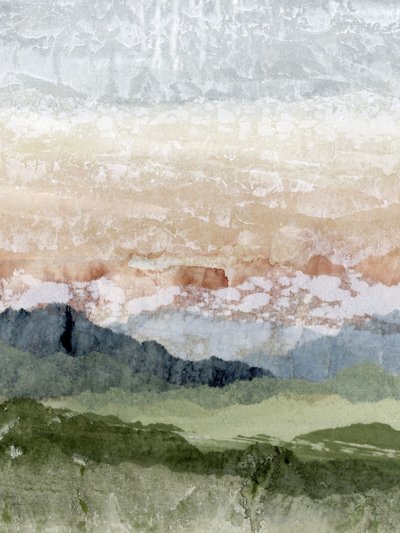 Abstract Mountain Hues by Lara Eckerman