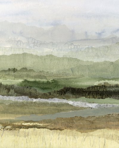 Layered Green Landscape by Lara Eckerman
