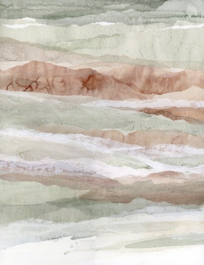 Muted Mountain Layers by Lara Eckerman