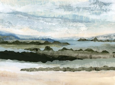 Serene Coastal Abstract by Lara Eckerman