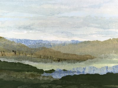 Serene Mountain Layers by Lara Eckerman
